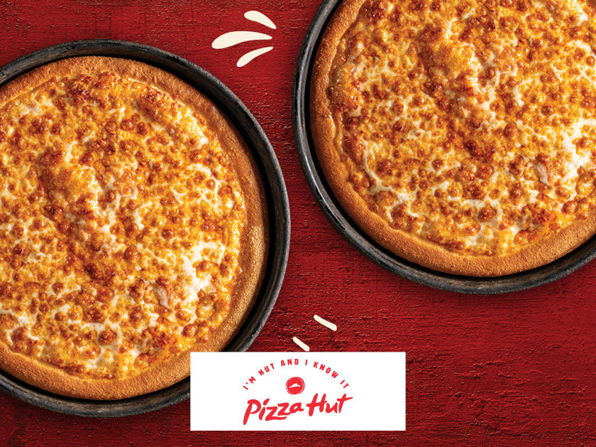 2 פיצות משפחתיות- פיצה האט